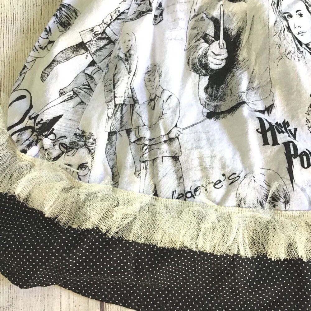 Handmade Harry Potter Skirt Women’s Small Dumbledore Army Print - Picture 6 of 9